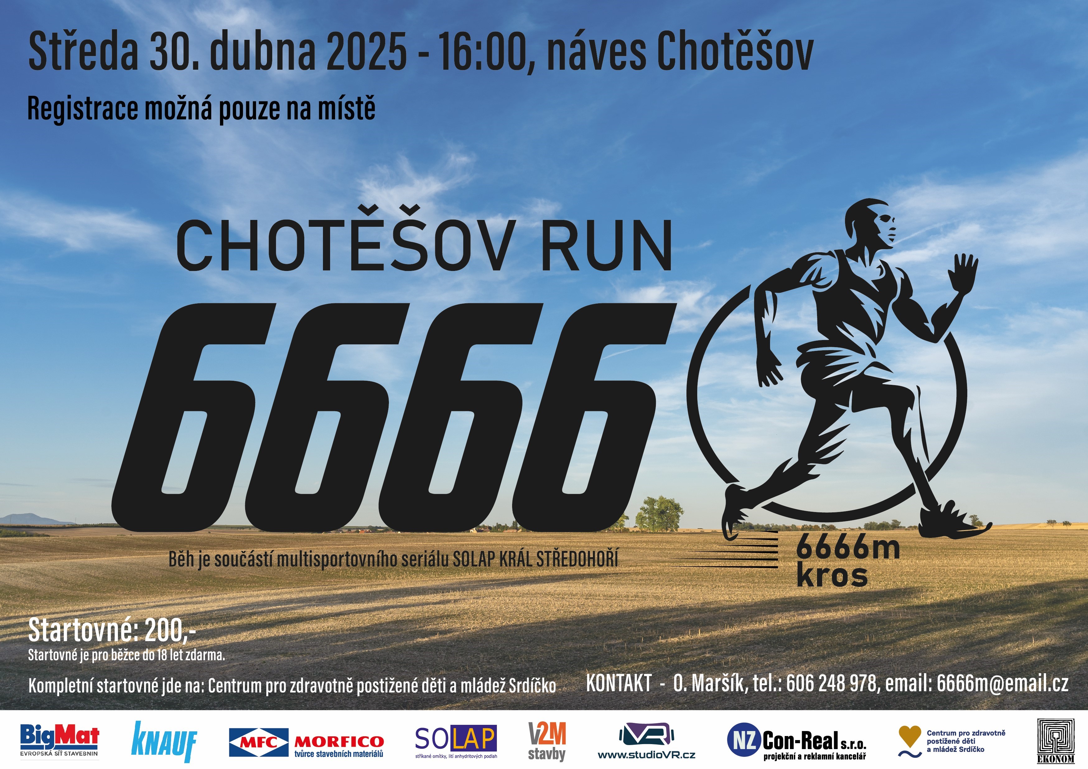plakát běh Chotěšov